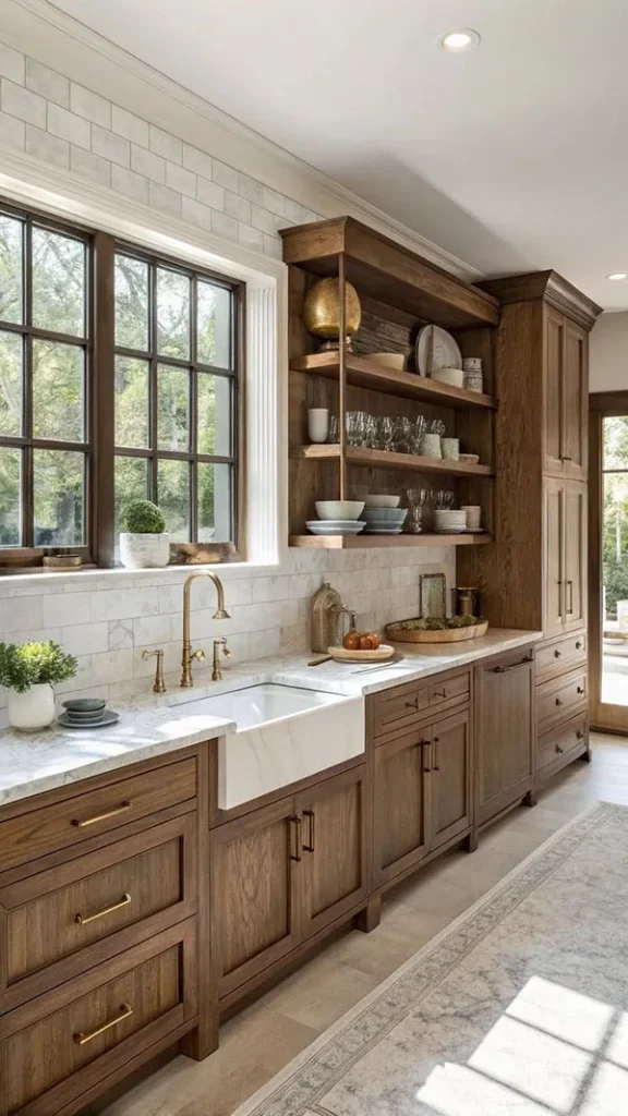Wooden kitchen decoration 23