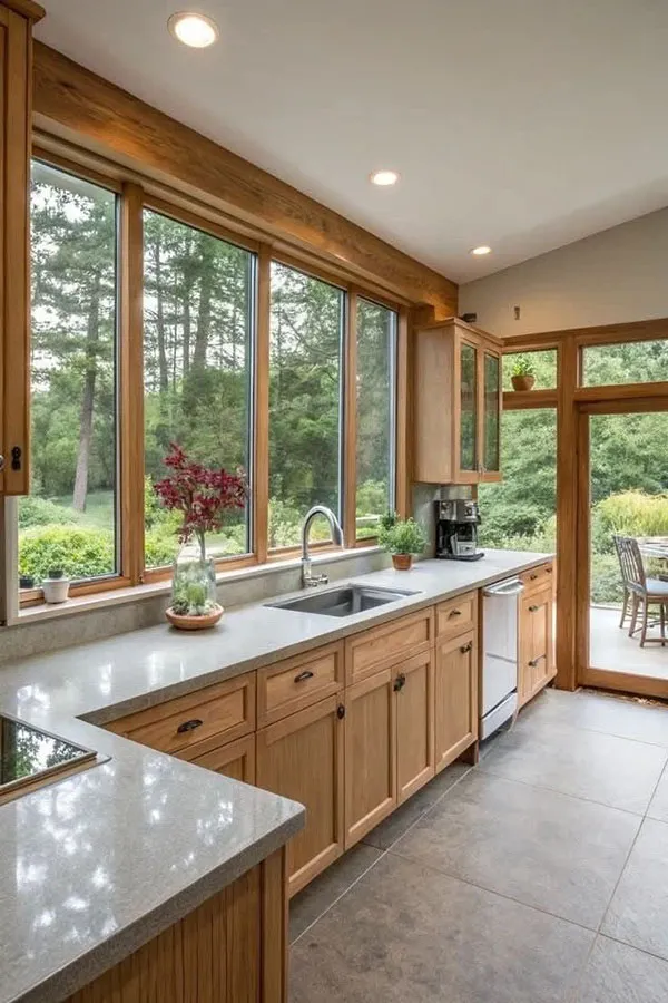 Wooden kitchen decoration 28