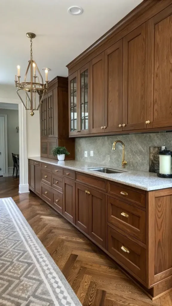 Wooden kitchen decoration 31