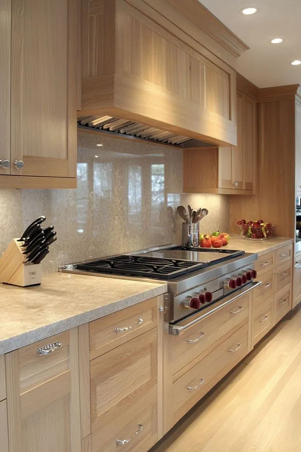 Wooden kitchen decoration 32