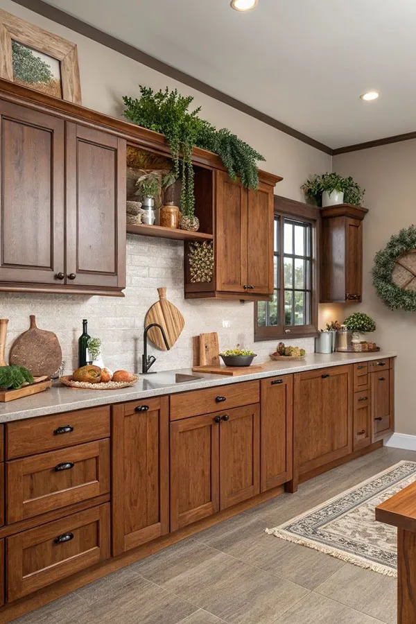 Wooden kitchen decoration 8