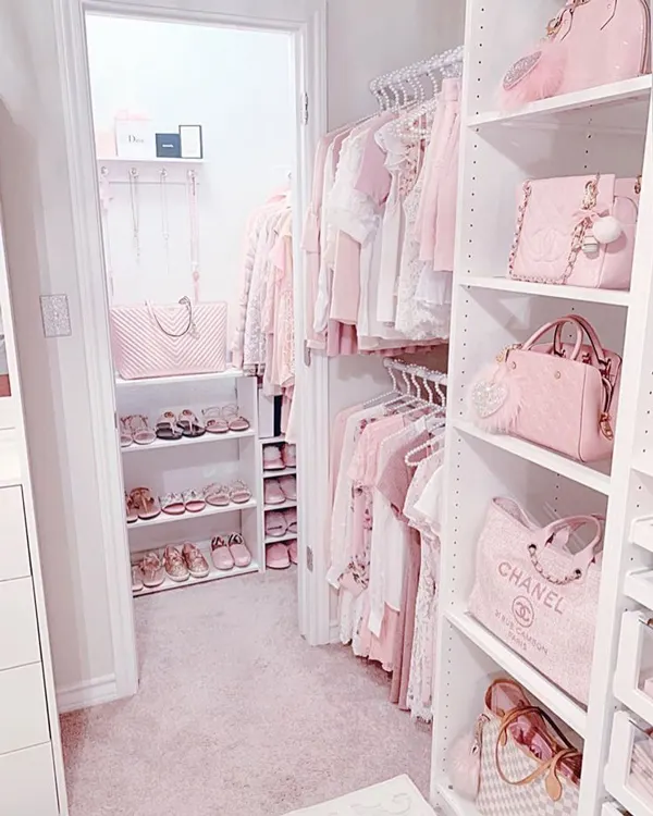 زیباترین کمد لباس دخترانه 2025؛ اتاقت یه کمد خوشاستایل میخواد 👗✨ 21 beautiful girls wardrobe diakoland photo 12