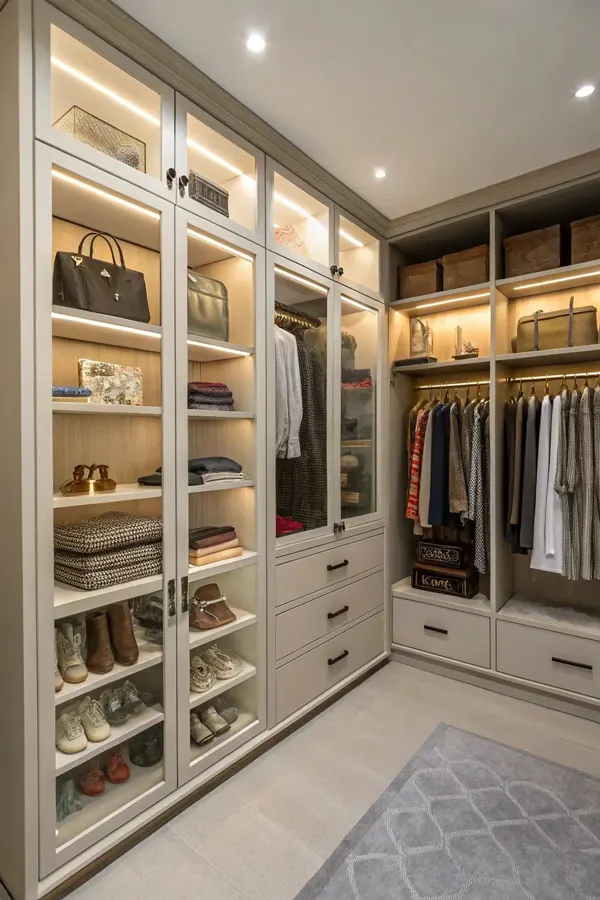 زیباترین کمد لباس دخترانه 2025؛ اتاقت یه کمد خوشاستایل میخواد 👗✨ 24 beautiful girls wardrobe diakoland photo 17