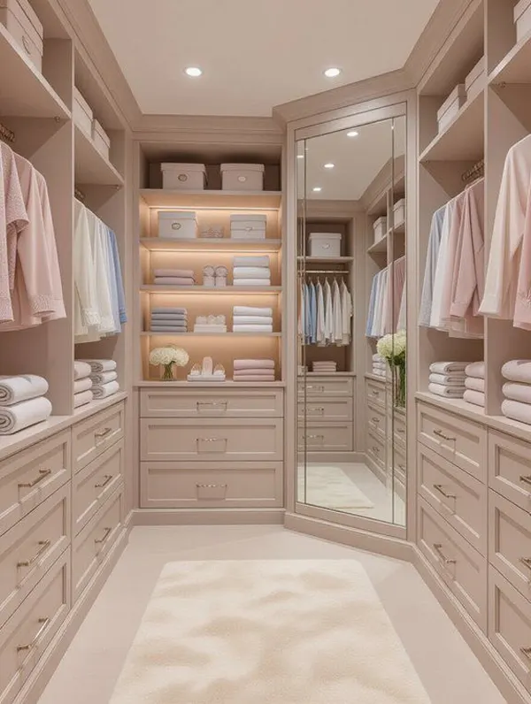 زیباترین کمد لباس دخترانه 2025؛ اتاقت یه کمد خوشاستایل میخواد 👗✨ 28 beautiful girls wardrobe diakoland photo 21