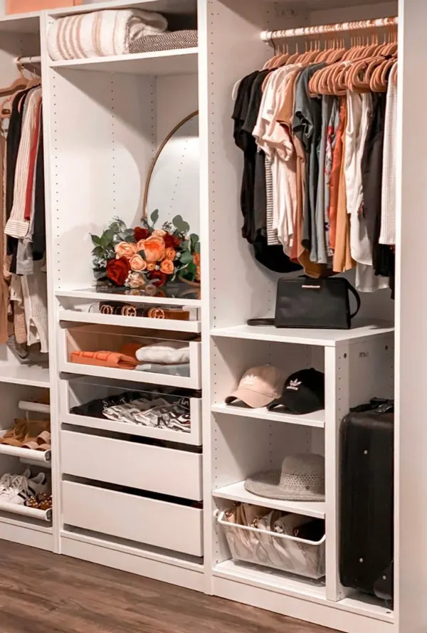 زیباترین کمد لباس دخترانه 2025؛ اتاقت یه کمد خوشاستایل میخواد 👗✨ 39 beautiful girls wardrobe diakoland photo 30