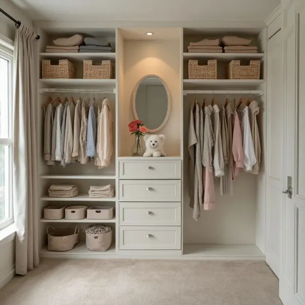 زیباترین کمد لباس دخترانه 2025؛ اتاقت یه کمد خوشاستایل میخواد 👗✨ 8 beautiful girls wardrobe diakoland photo 4