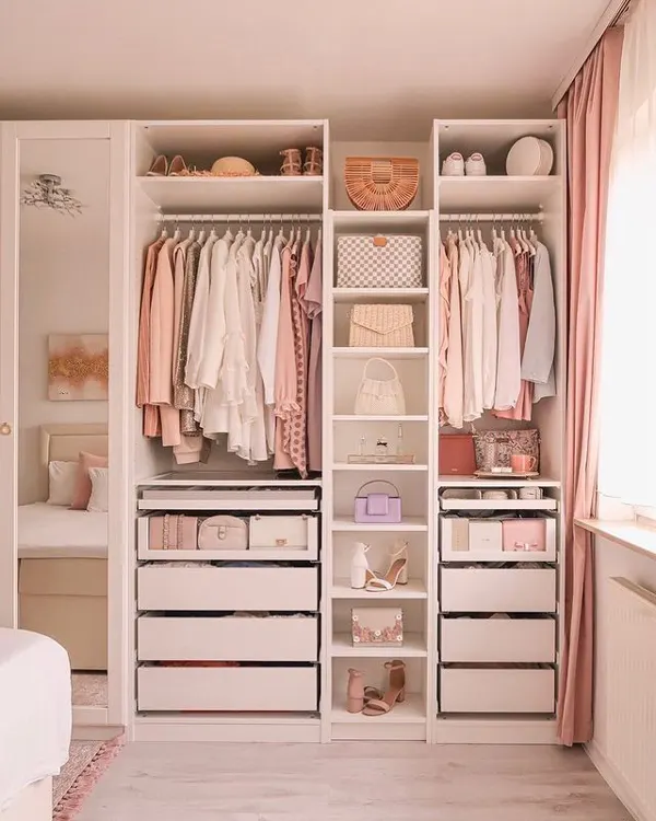 زیباترین کمد لباس دخترانه 2025؛ اتاقت یه کمد خوشاستایل میخواد 👗✨ 15 beautiful girls wardrobe diakoland photo 8