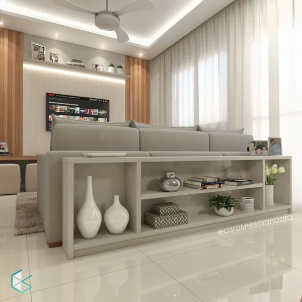 با ایدههای دیزاین پشت مبل، خونت رو دنجتر و خاصتر کن! 9 behind sofa decor diakoland photo 7