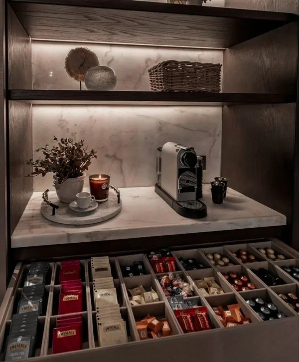 coffee bar on cabinet diakoland photo 30