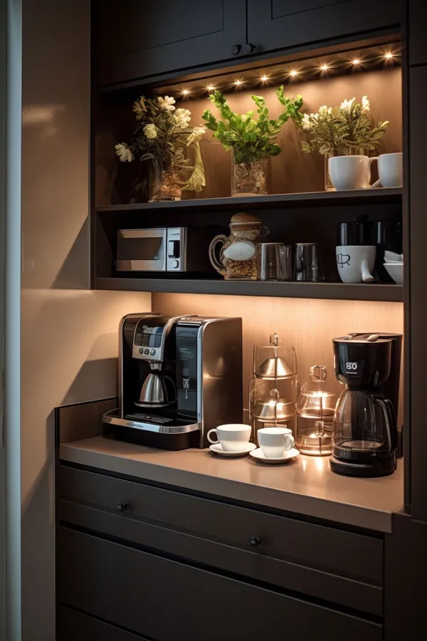 coffee bar on cabinet diakoland photo 31