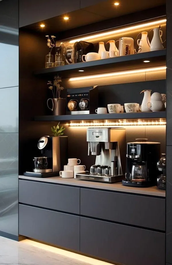 coffee bar on cabinet diakoland photo 32