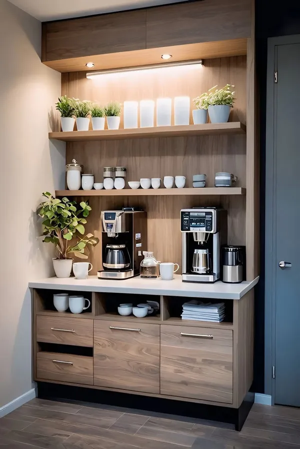 coffee bar on cabinet diakoland photo 34