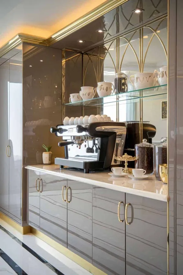 coffee bar on cabinet diakoland photo 35