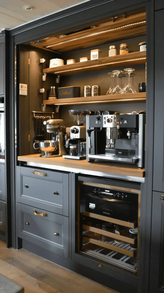 coffee bar on cabinet diakoland photo 6