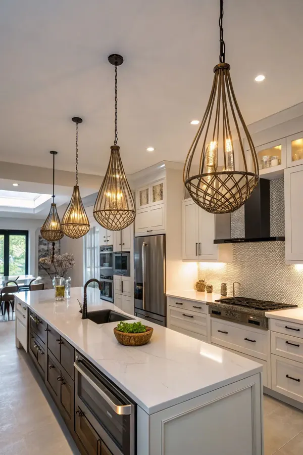 fantasy kitchen chandelier ideas ‌diakoland photo 3