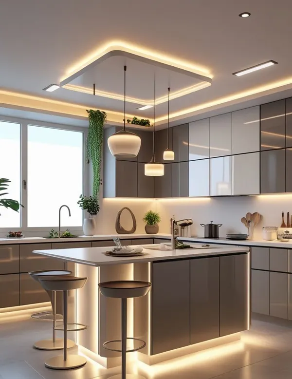 fantasy kitchen chandelier ideas ‌diakoland photo 30