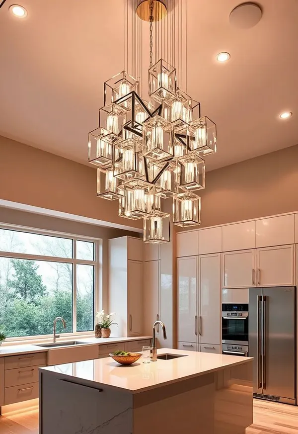 fantasy kitchen chandelier ideas ‌diakoland photo 5