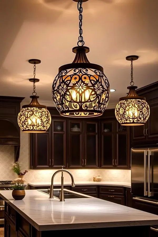 fantasy kitchen chandelier ideas ‌diakoland photo 6