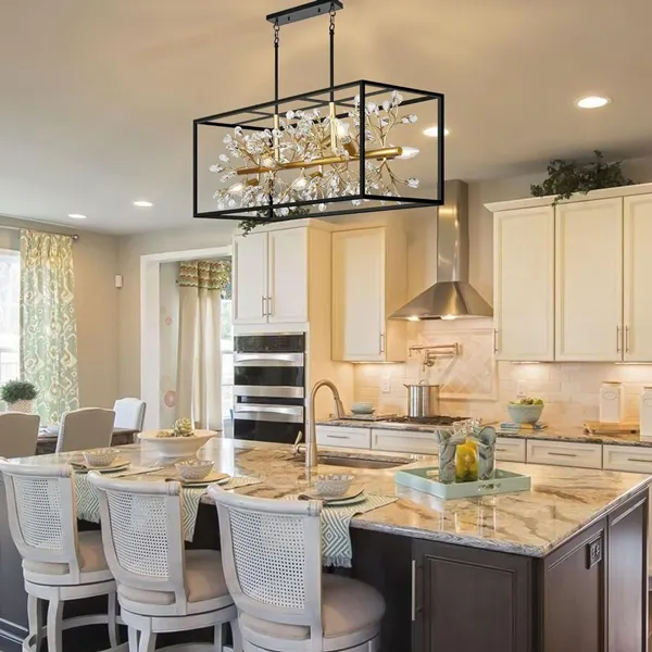 fantasy kitchen chandelier ideas ‌diakoland photo 8