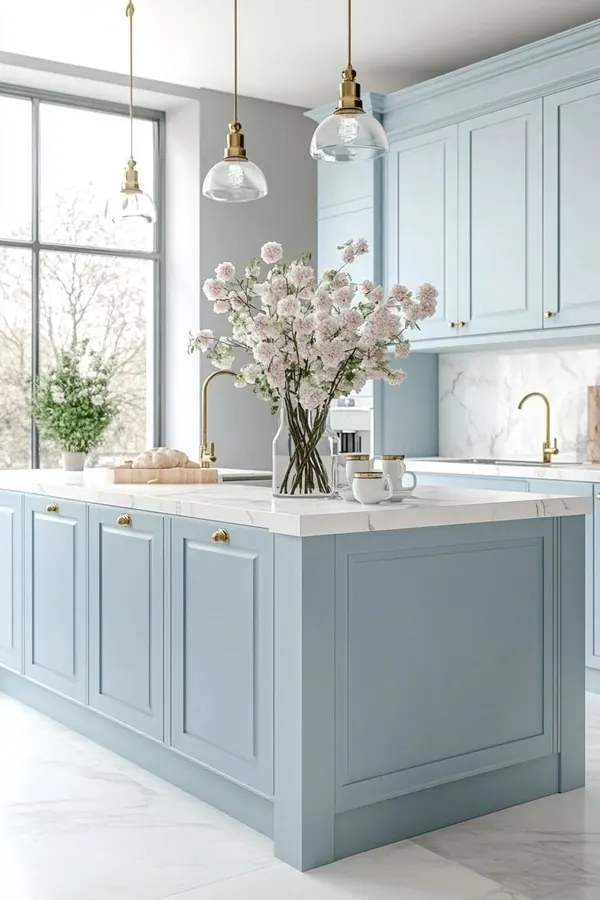 31 ایده کیوت کابینت آشپزخانه ساده؛ ساده، تمیز و دلبر! 28 kitchen simple cabinets diakoland photo 27