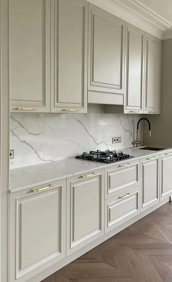 31 ایده کیوت کابینت آشپزخانه ساده؛ ساده، تمیز و دلبر! 4 kitchen simple cabinets diakoland photo 3