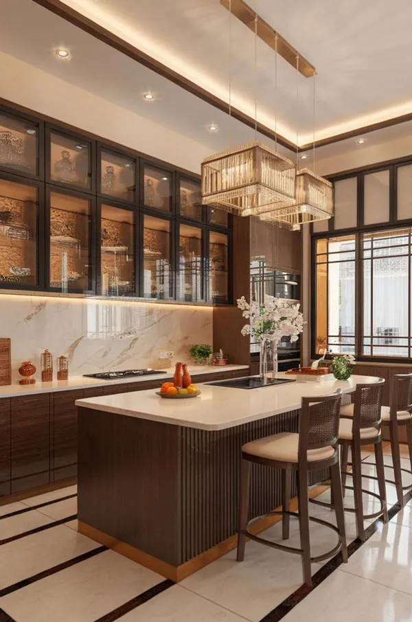 35 مدل کابینت آشپزخانه جدید برای خونههای ایرانی😍 32 model kabinet ashpazkhane jadid diakoland photo 30
