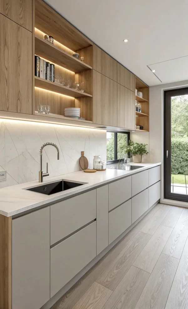 35 مدل کابینت آشپزخانه جدید برای خونههای ایرانی😍 8 model kabinet ashpazkhane jadid diakoland photo 4