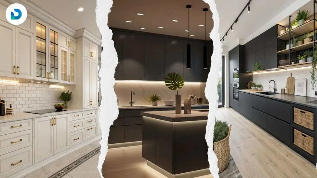31 مدل کابینت آشپزخانه دوطرفه؛ نظم، نور و یه حس خونهی رویایی 💫 1 طرح کابینت مدرن