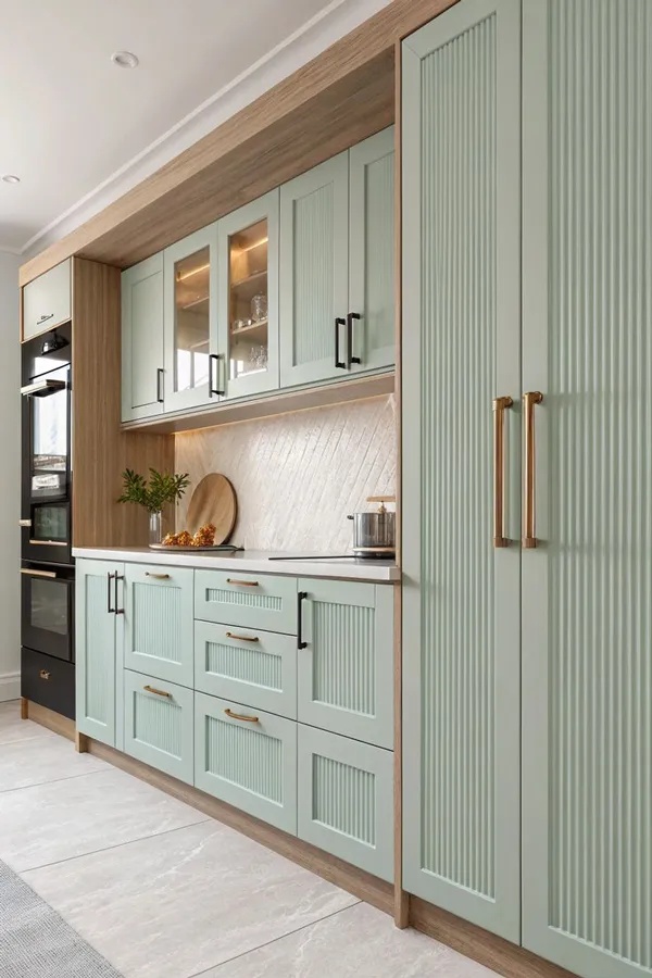 pastel green kitchen cabinets diakoland photo 15