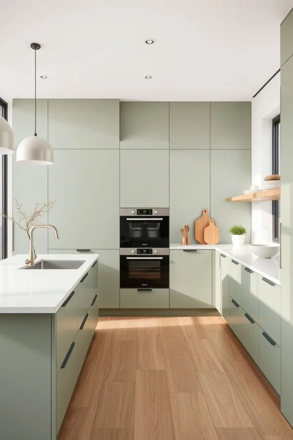pastel green kitchen cabinets diakoland photo 18