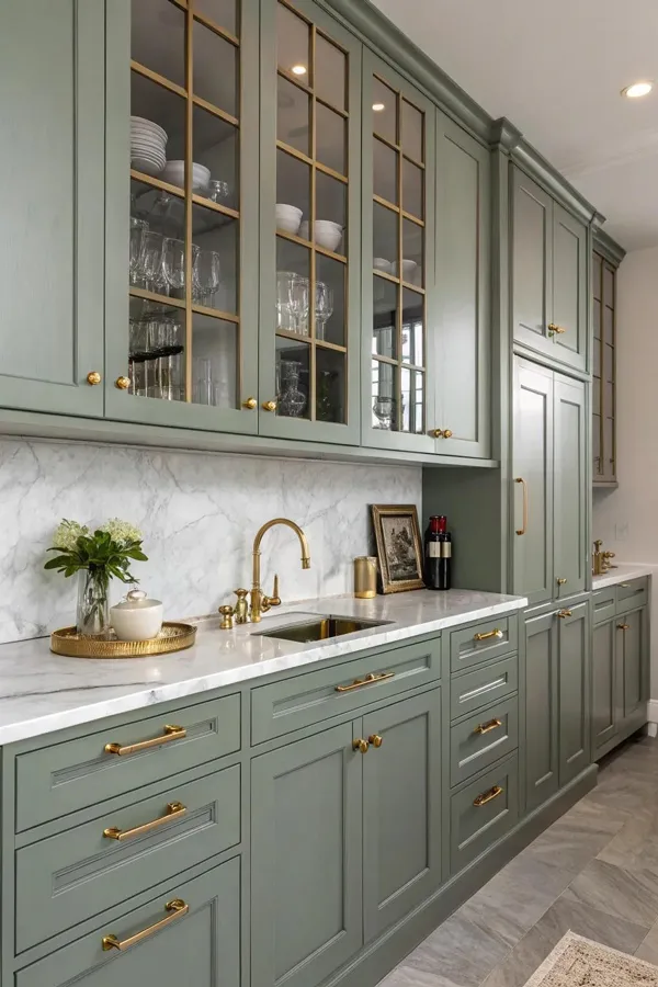 pastel green kitchen cabinets diakoland photo 2