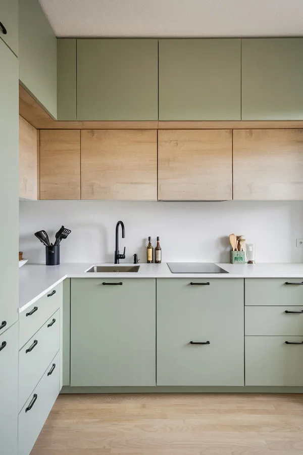 pastel green kitchen cabinets diakoland photo 20