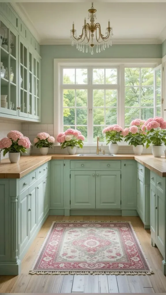 pastel green kitchen cabinets diakoland photo 27