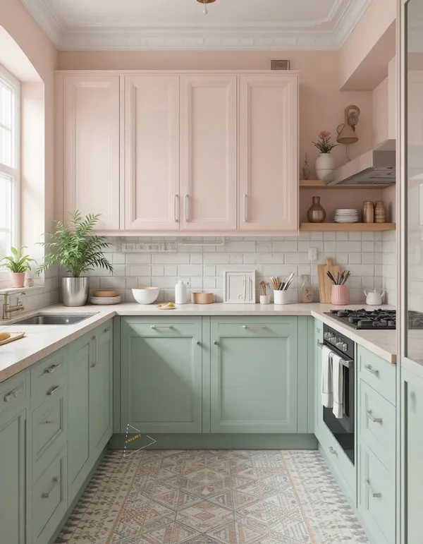 pastel green kitchen cabinets diakoland photo 28