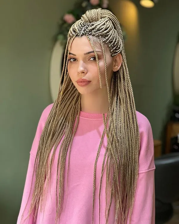African hair weave tutorial 16