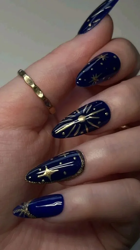 Blue nail implant 13