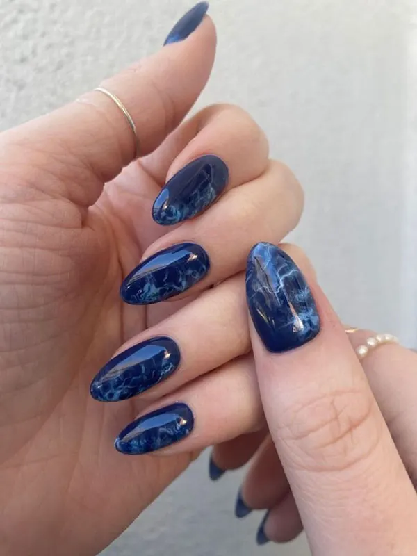 Blue nail implant 24