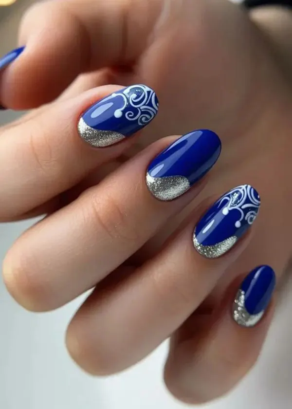 Blue nail implant 25