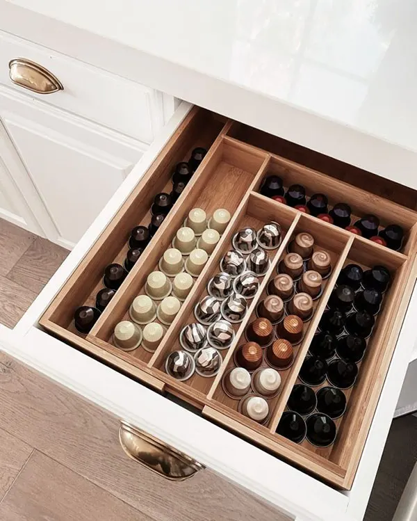 Cabinet drawer organizer 1