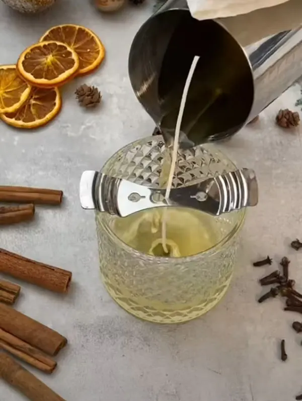 Candle making tutorial 9