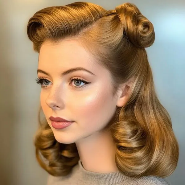 Classic womens hairstyle 1