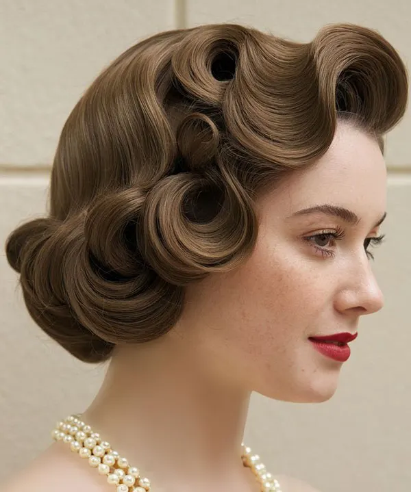Classic womens hairstyle 15