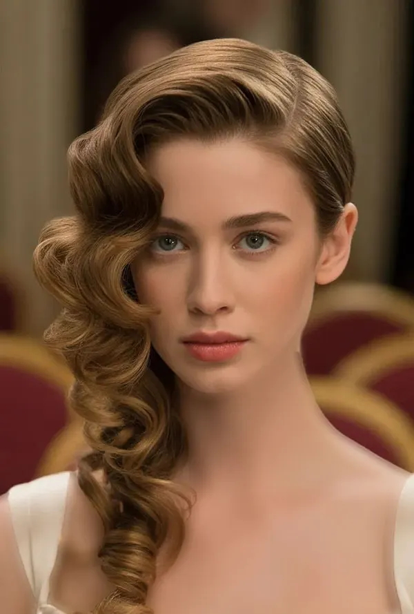 Classic womens hairstyle 17
