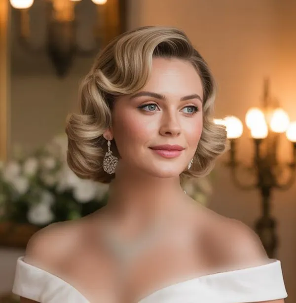 Classic womens hairstyle 4