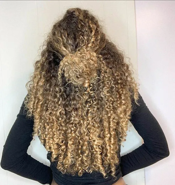 Curly hair style 1