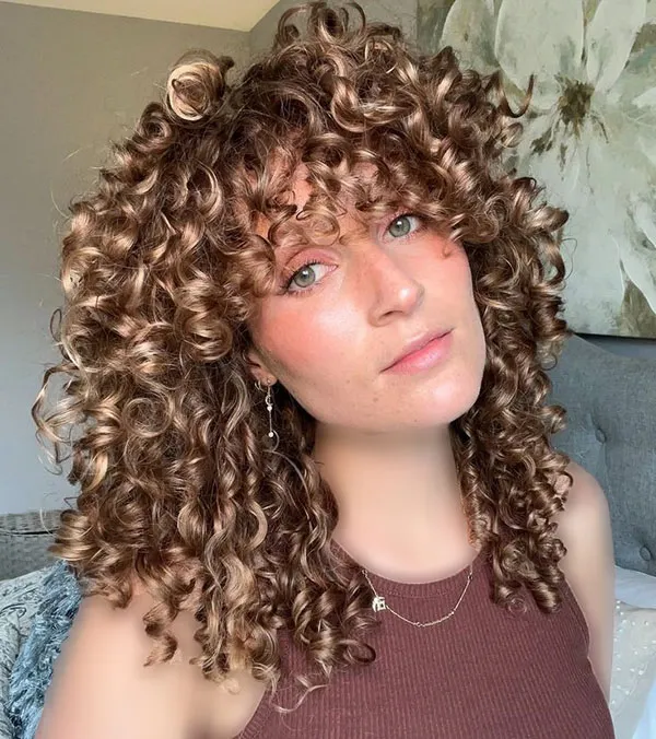 Curly hair style 13