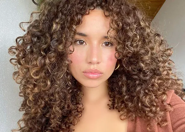 Curly hair style 14