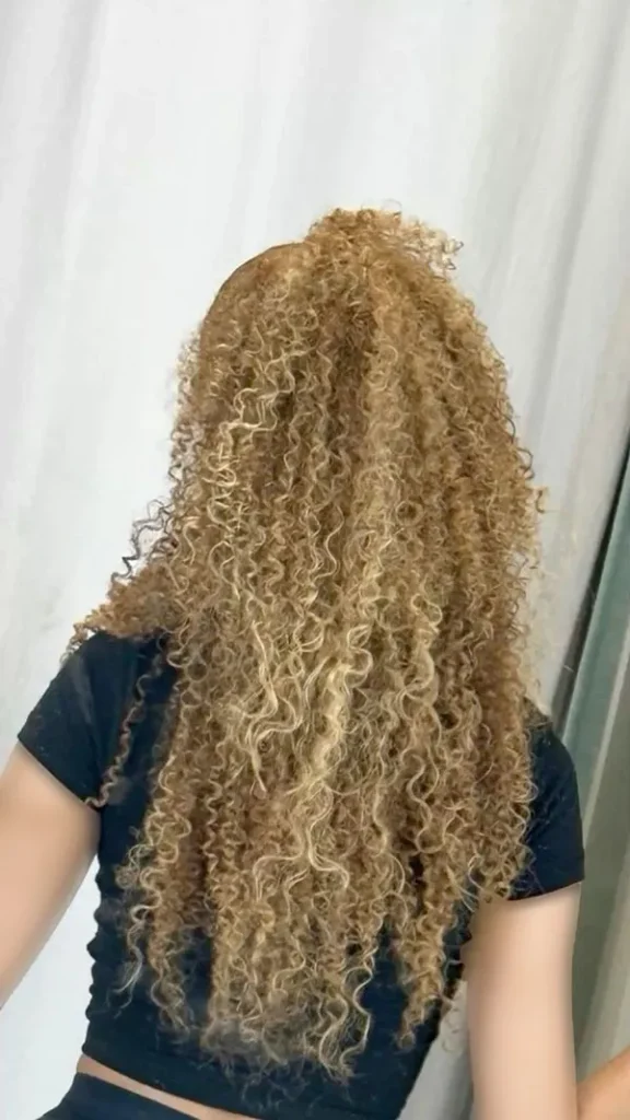 Curly hair style 19