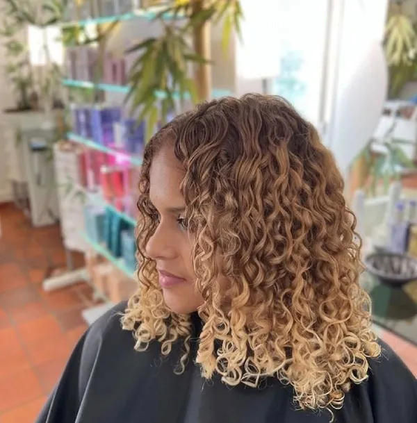 Curly hair style 2