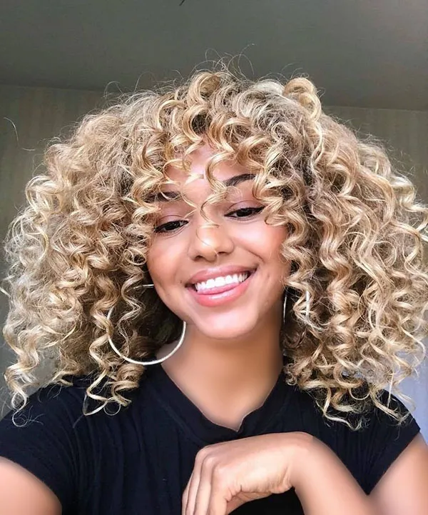 Curly hair style 8
